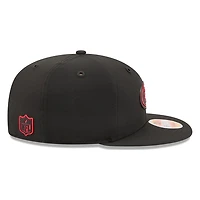 San Francisco 49ers Black 2026 NFL Sideline New Era 9FIFTY Adjustable Snapback Hat