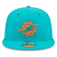 Miami Dolphins Teal 2026 NFL Sideline New Era 9FIFTY Adjustable Snapback Hat