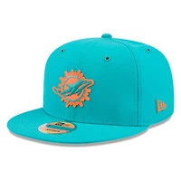 Miami Dolphins Teal 2026 NFL Sideline New Era 9FIFTY Adjustable Snapback Hat