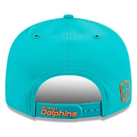 Miami Dolphins Teal 2026 NFL Sideline New Era 9FIFTY Adjustable Snapback Hat