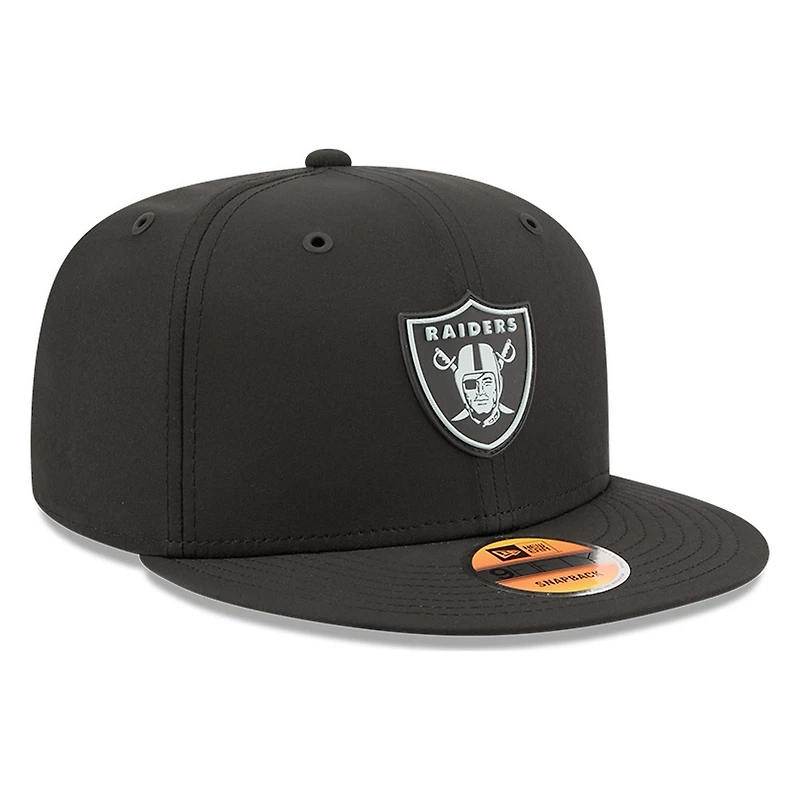 Las Vegas Raiders Black 2026 NFL Sideline New Era 9FIFTY Adjustable Snapback Hat