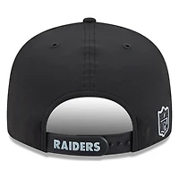 Las Vegas Raiders Black 2026 NFL Sideline New Era 9FIFTY Adjustable Snapback Hat