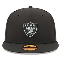 Las Vegas Raiders Black 2026 NFL Sideline New Era 9FIFTY Adjustable Snapback Hat