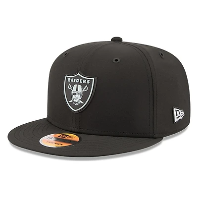 Las Vegas Raiders Black 2026 NFL Sideline New Era 9FIFTY Adjustable Snapback Hat