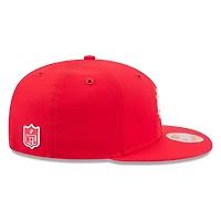 Kansas City Chiefs Red 2026 NFL Sideline New Era 9FIFTY Adjustable Snapback Hat