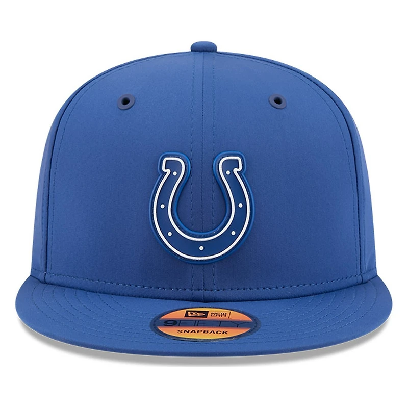 Indianapolis Colts Royal Blue 2026 NFL Sideline New Era 9FIFTY Adjustable Snapback Hat