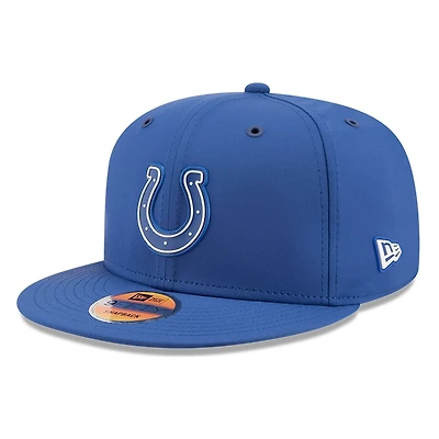 Indianapolis Colts Royal Blue 2026 NFL Sideline New Era 9FIFTY Adjustable Snapback Hat