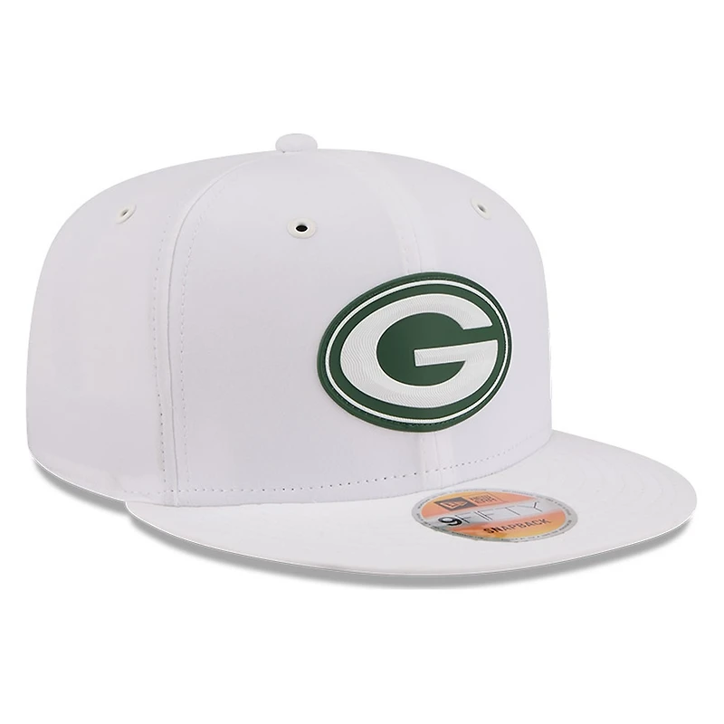 Green Bay Packers White 2026 NFL Sideline New Era 9FIFTY Adjustable Snapback Hat