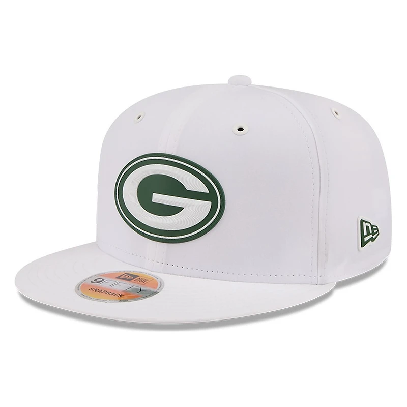 Green Bay Packers White 2026 NFL Sideline New Era 9FIFTY Adjustable Snapback Hat
