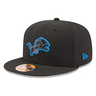 Detroit Lions Black 2026 NFL Sideline New Era 9FIFTY Adjustable Snapback Hat