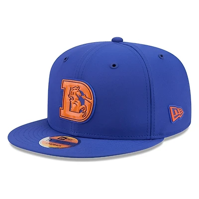 Denver Broncos Royal Blue Historic Throwback 2026 NFL Sideline New Era 9FIFTY Adjustable Snapback Hat