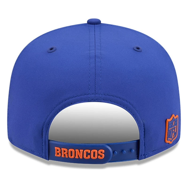 Denver Broncos Royal Blue Historic Throwback 2026 NFL Sideline New Era 9FIFTY Adjustable Snapback Hat