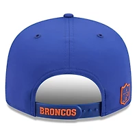 Denver Broncos Royal Blue Historic Throwback 2026 NFL Sideline New Era 9FIFTY Adjustable Snapback Hat