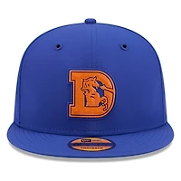 Denver Broncos Royal Blue Historic Throwback 2026 NFL Sideline New Era 9FIFTY Adjustable Snapback Hat