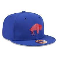 Buffalo Bills Royal Blue Historic Throwback 2026 NFL Sideline New Era 9FIFTY Adjustable Snapback Hat