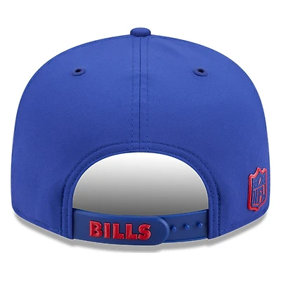 Buffalo Bills Royal Blue Historic Throwback 2026 NFL Sideline New Era 9FIFTY Adjustable Snapback Hat