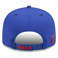 Buffalo Bills Royal Blue Historic Throwback 2026 NFL Sideline New Era 9FIFTY Adjustable Snapback Hat
