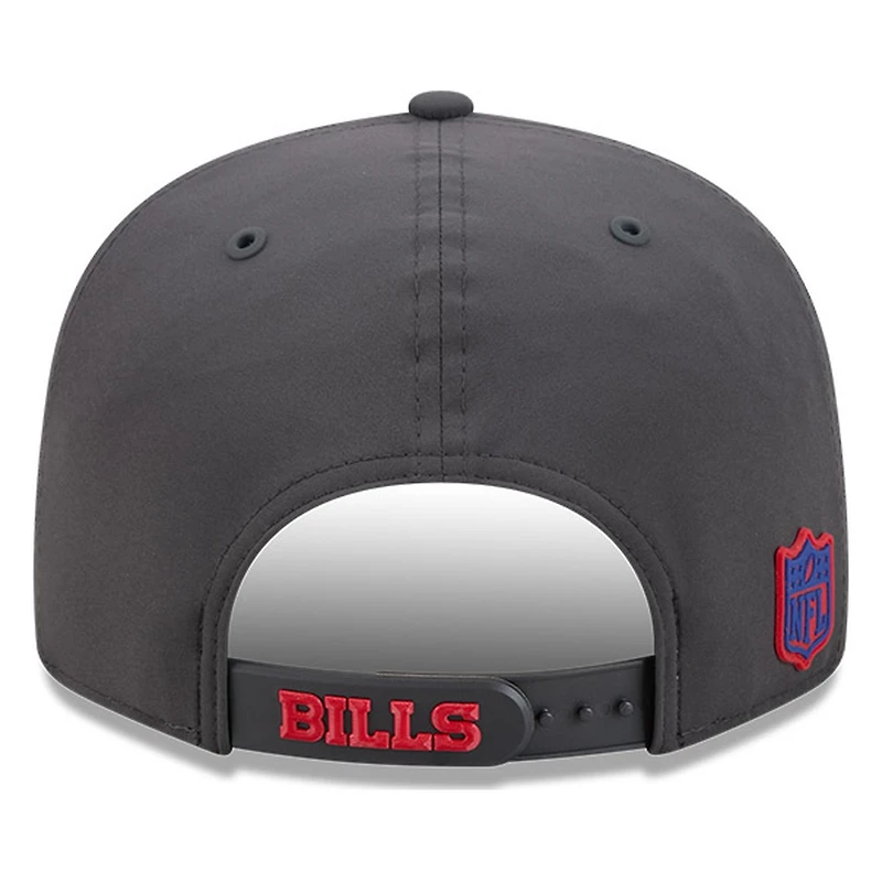 Buffalo Bills Charcoal 2026 NFL Sideline New Era 9FIFTY Adjustable Snapback Hat