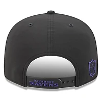 Baltimore Ravens Black 2026 NFL Sideline New Era 9FIFTY Adjustable Snapback Hat