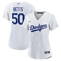 Women's Los Angeles Dodgers Mookie Betts White Nike Home Replica Jersey