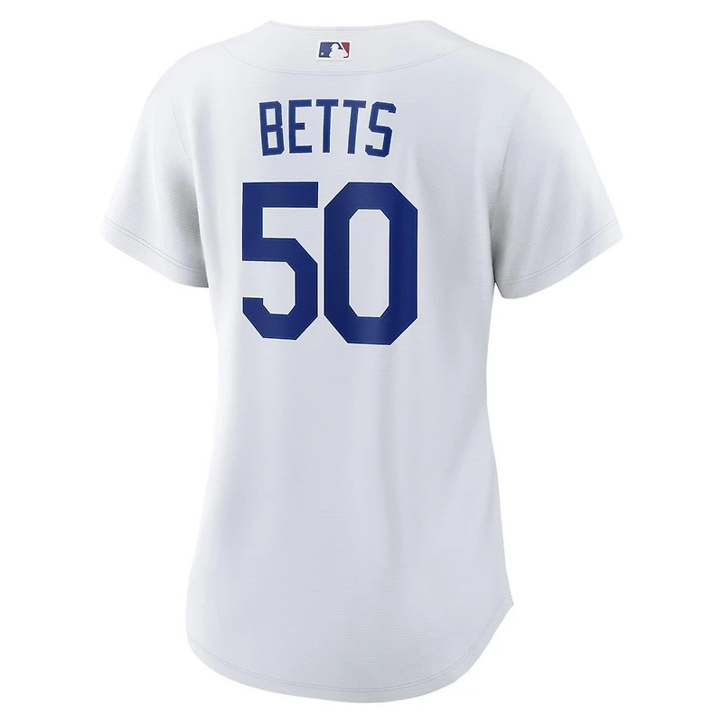 Women's Los Angeles Dodgers Mookie Betts White Nike Home Replica Jersey