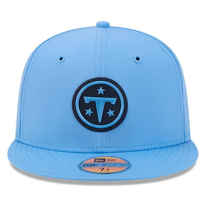 Tennessee Titans Light Blue 2026 NFL Sideline New Era 59FIFTY Fitted Hat