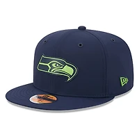 Seattle Seahawks Navy 2026 NFL Sideline New Era 59FIFTY Fitted Hat