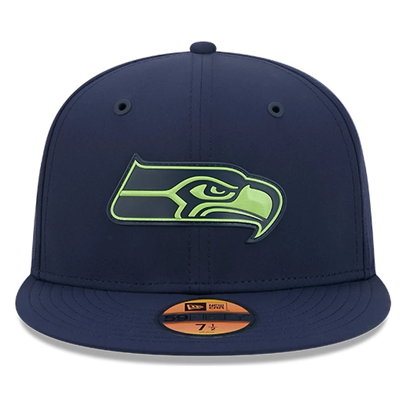 Seattle Seahawks Navy 2026 NFL Sideline New Era 59FIFTY Fitted Hat