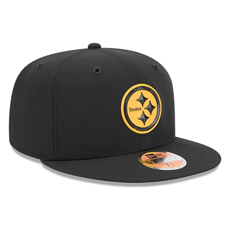 Pittsburgh Steelers Black 2026 NFL Sideline New Era 59FIFTY Fitted Hat