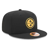 Pittsburgh Steelers Black 2026 NFL Sideline New Era 59FIFTY Fitted Hat