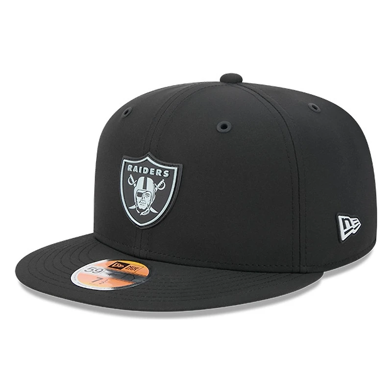 Las Vegas Raiders Black 2026 NFL Sideline New Era 59FIFTY Fitted Hat