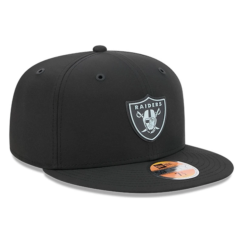 Las Vegas Raiders Black 2026 NFL Sideline New Era 59FIFTY Fitted Hat