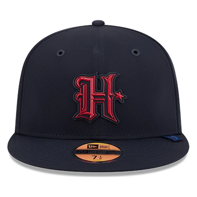Houston Texans Navy H-Town Logo 2026 NFL Sideline New Era 59FIFTY Fitted Hat