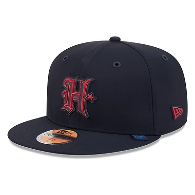 Houston Texans Navy H-Town Logo 2026 NFL Sideline New Era 59FIFTY Fitted Hat