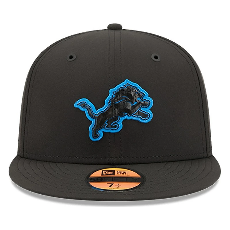 Detroit Lions Black 2026 NFL Sideline New Era 59FIFTY Fitted Hat