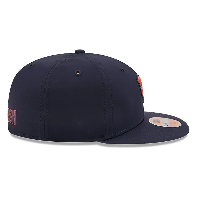 Chicago Bears Navy Bear Logo 2026 NFL Sideline New Era 59FIFTY Fitted Hat