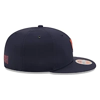 Chicago Bears Navy Bear Logo 2026 NFL Sideline New Era 59FIFTY Fitted Hat