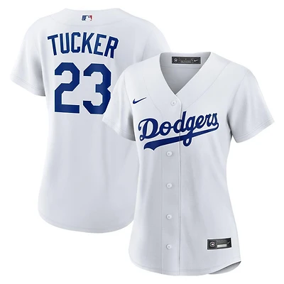 Women's Los Angeles Dodgers Kyle Tucker White Nike Home Replica Jersey