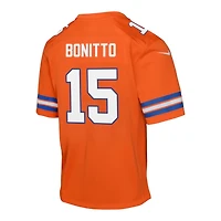 Youth Denver Broncos Nik Bonitto Orange Alternate Mile High 1977 Throwback Nike Game Jersey