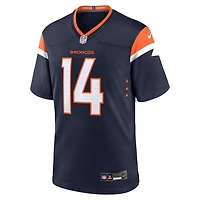 Youth Denver Broncos Courtland Sutton Navy Alternate Nike Game Jersey