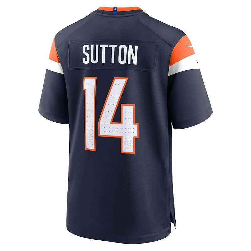 Youth Denver Broncos Courtland Sutton Navy Alternate Nike Game Jersey
