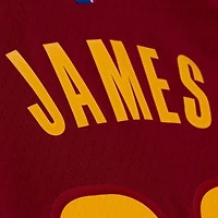 Cleveland Cavaliers LeBron James Wine Red 2015-16 Mitchell & Ness Swingman Jersey
