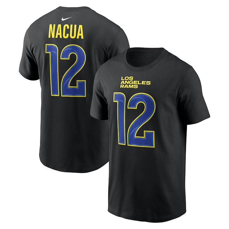 Los Angeles Rams Puka Nacua Name & Number Nike T-Shirt