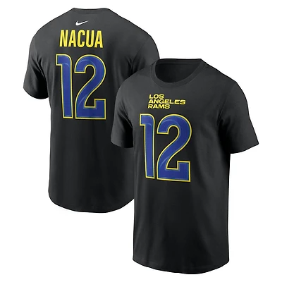 Los Angeles Rams Puka Nacua Name & Number Nike T-Shirt