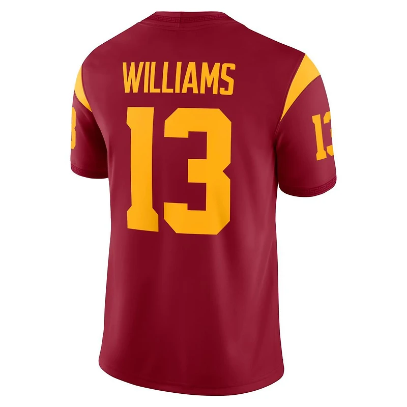 USC Trojans Caleb Williams Crimson Red NCAA Nike Game Jersey
