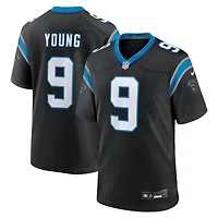 Carolina Panthers Bryce Young Black Nike Home Game Jersey