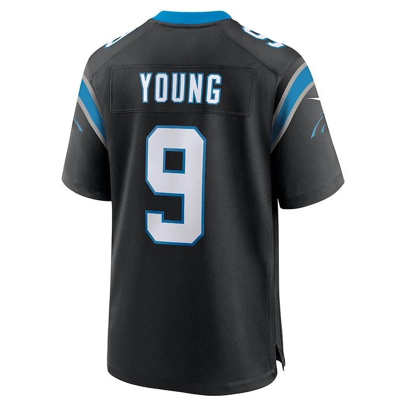 Carolina Panthers Bryce Young Black Nike Home Game Jersey