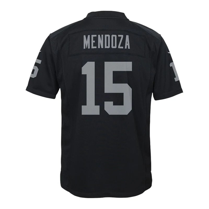 Youth Las Vegas Raiders Fernando Mendoza Black Nike Game Jersey