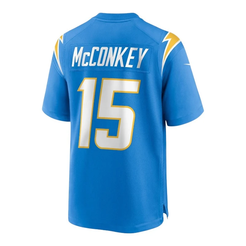 Youth Los Angeles Chargers Ladd McConkey Powder Blue Nike Game Jersey