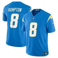 Los Angeles Chargers Omarion Hampton Powder Blue Nike Vapor F.U.S.E Stitched Limited Jersey